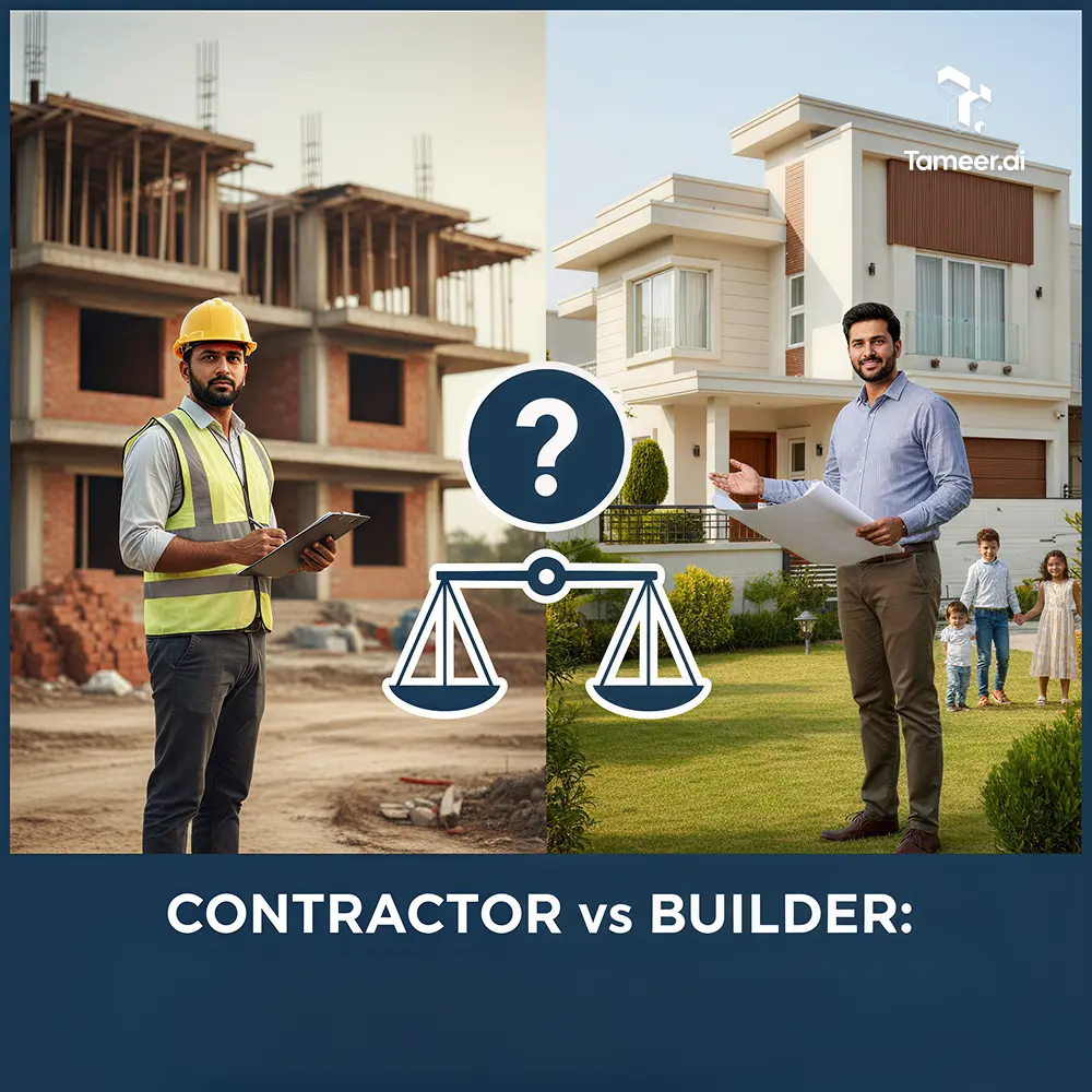 Contractor vs Builder: Who Should You Hire in Pakistan?