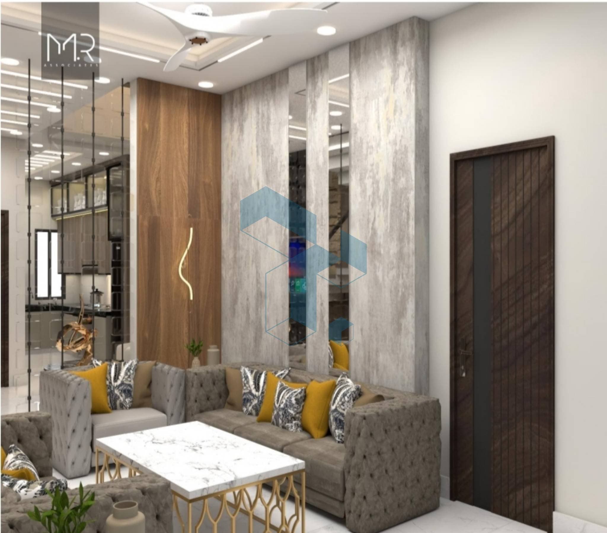 Small Lounge and kitchen Design