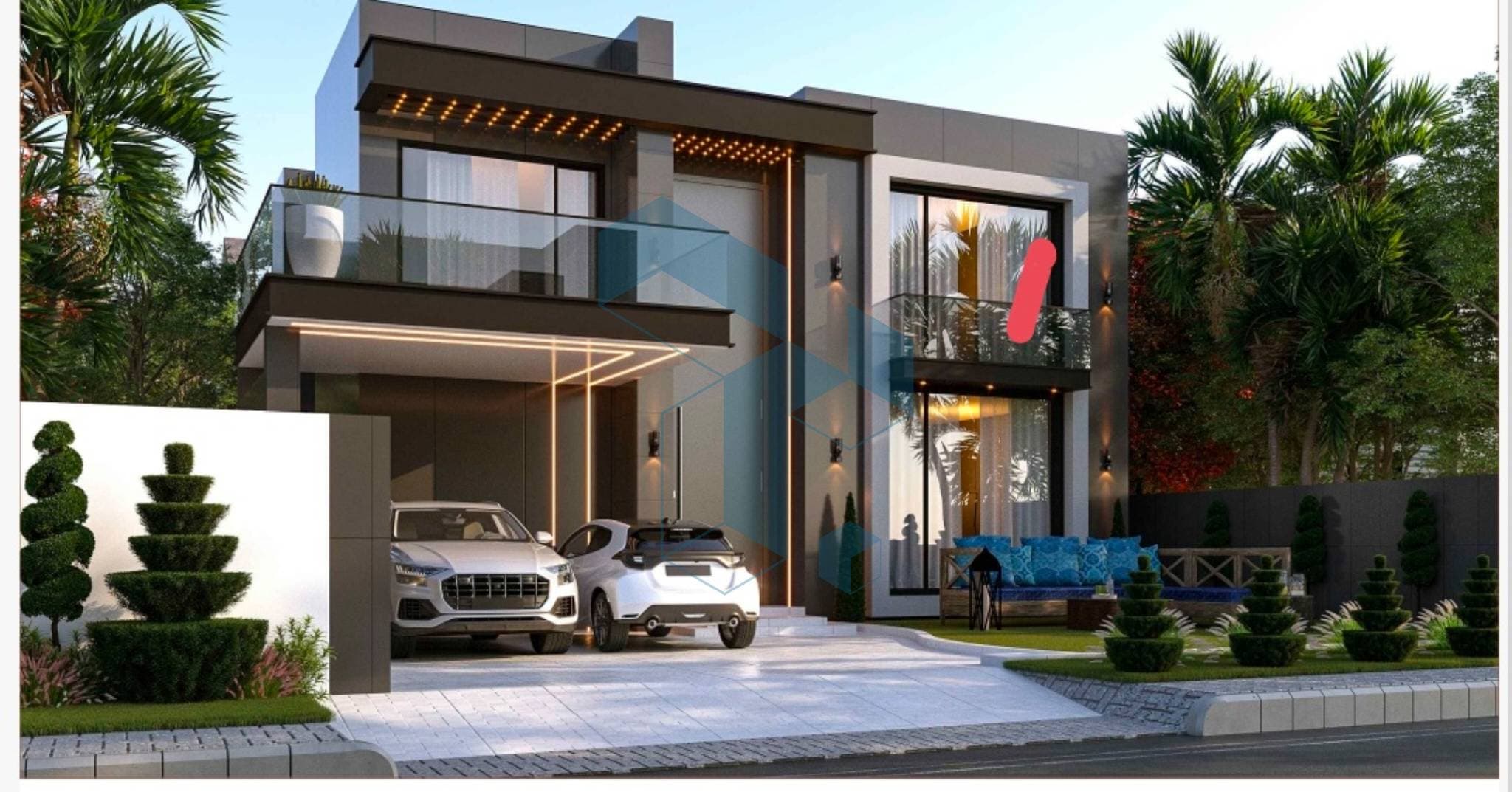 1 kanal modern villa