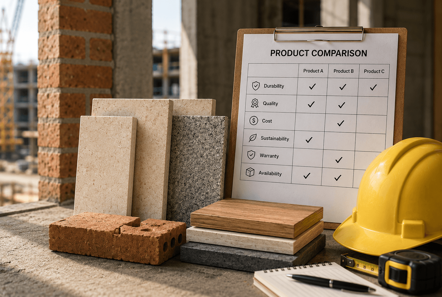How to Compare Construction Products Effectively Before You Buy
