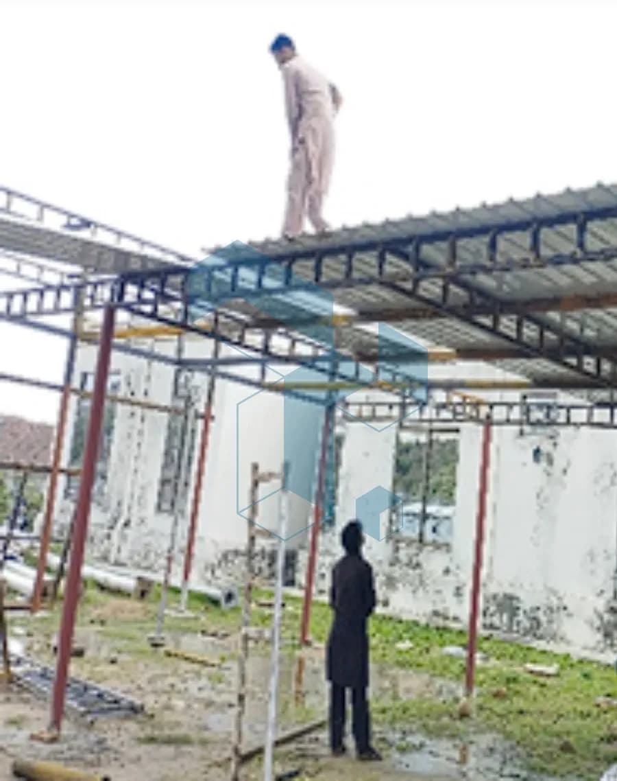 Parking Shed Works in DHA