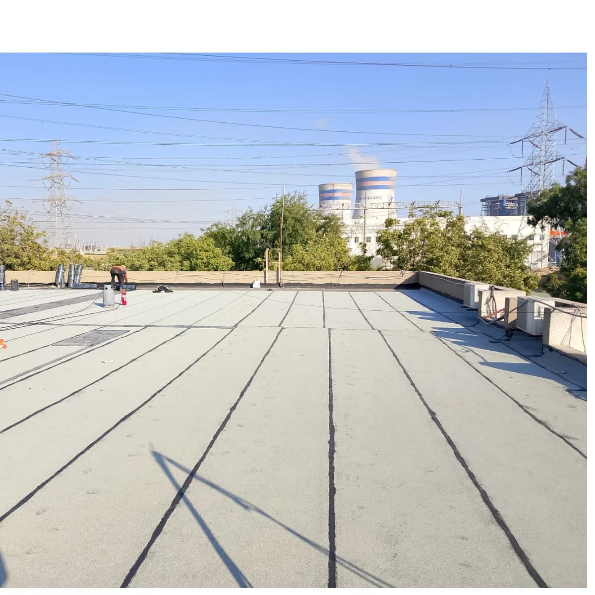 Roof Treatment of Simulator Building at K-Electric