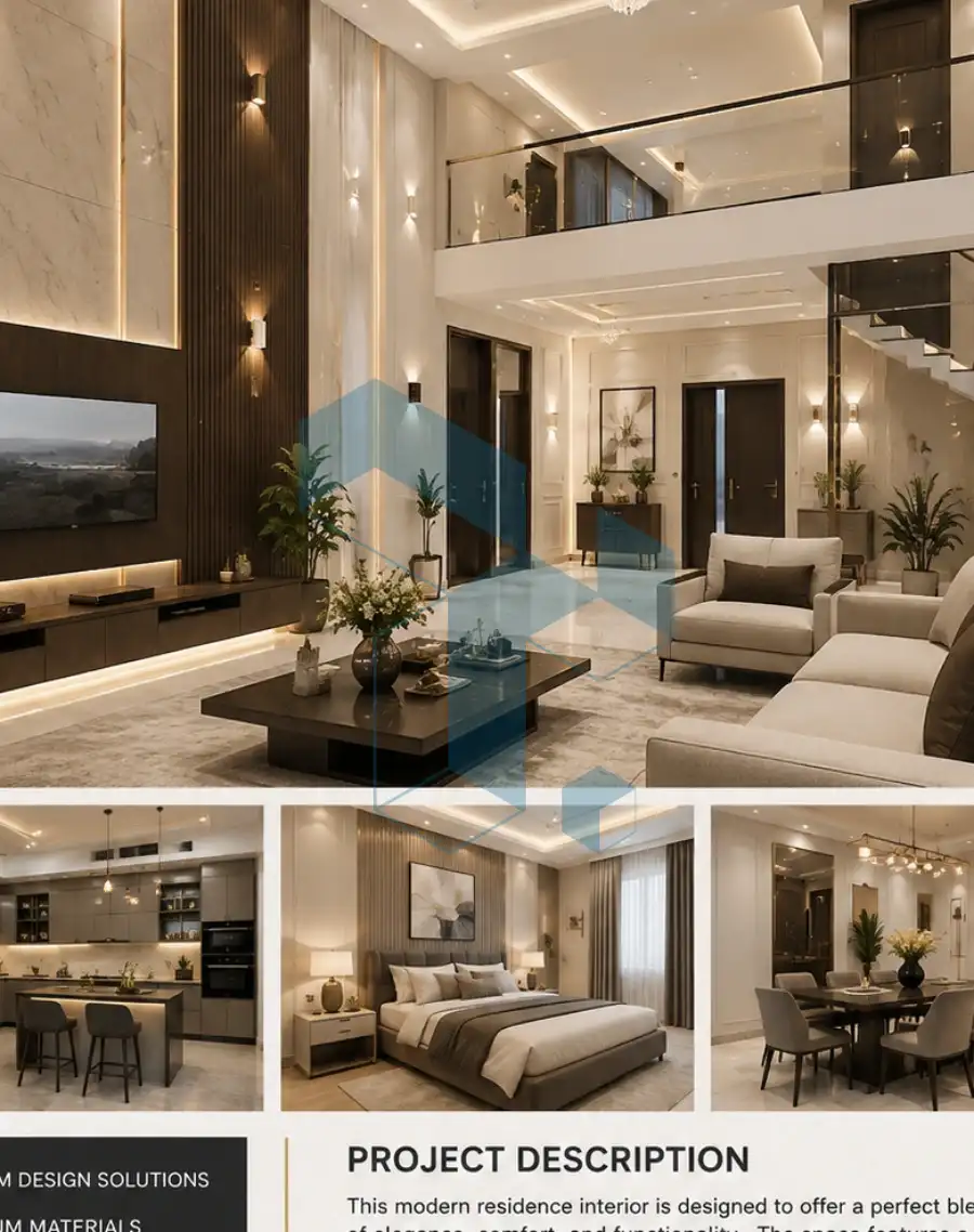 Modern Residential Interior Design Project