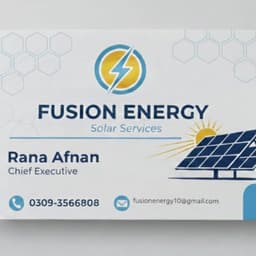 Fusion Energy Solar services
