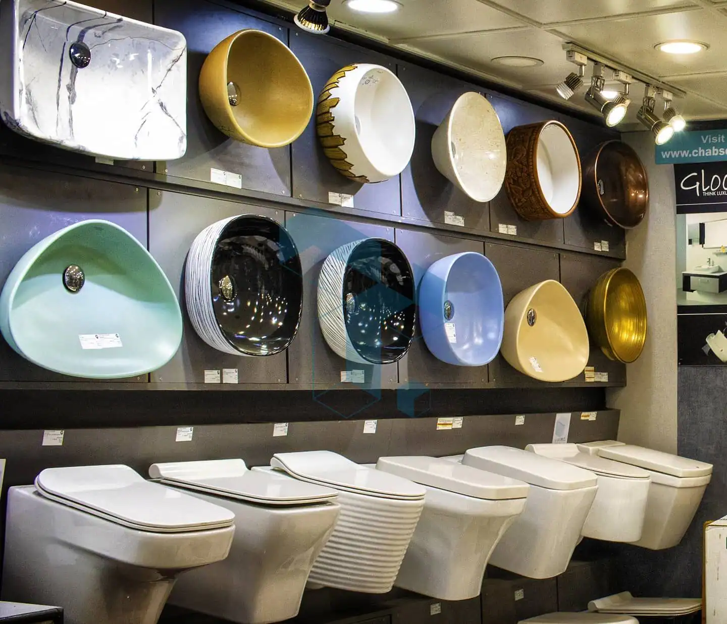 AquaFlow Sanitary Showroom Display