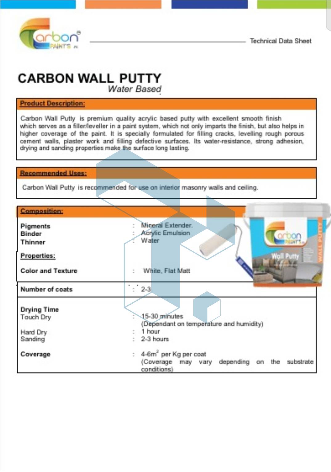 Wall putty
