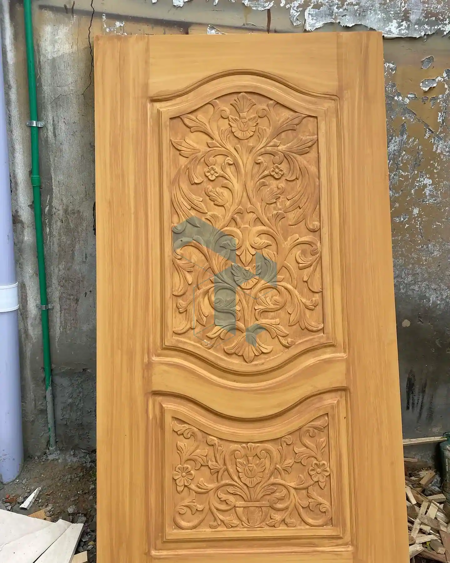 Elegant Wooden Door Panel