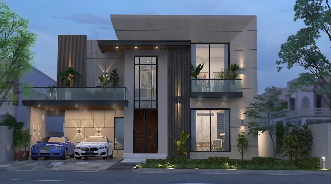 Shandar Homes 1 Kanal Night View