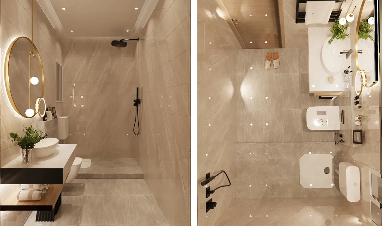 GCM Interior design (washroom)
