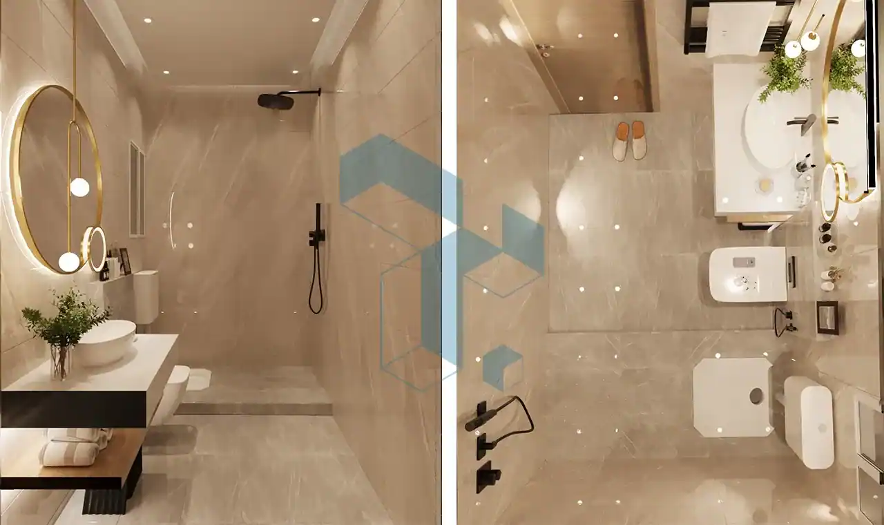 GCM Interior design (washroom)