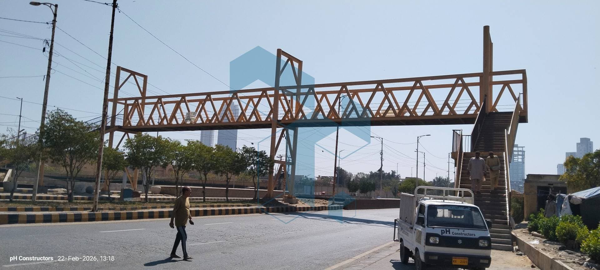 Pedestrian Bridge at Boat Basin Banazir Park