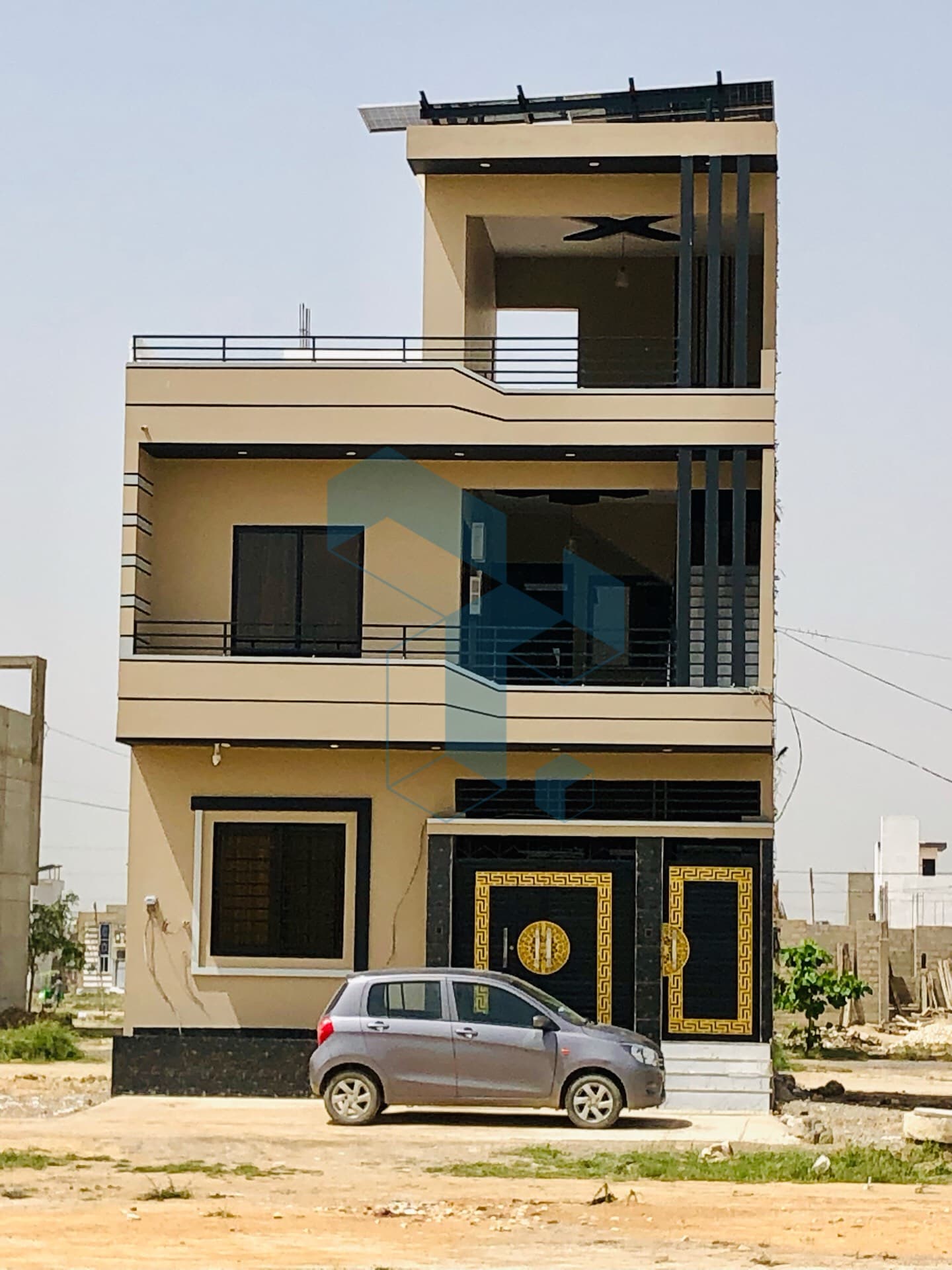 Saadi Garden Brand New 120 Sqyd Home