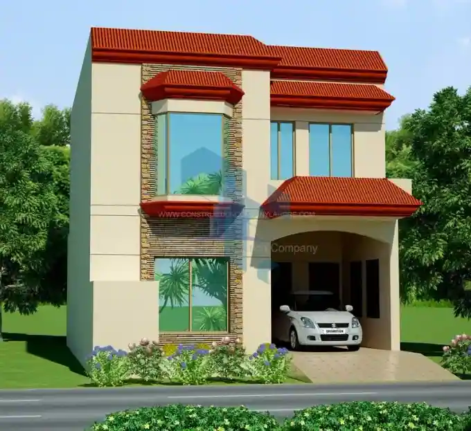 House Design Canal Garden